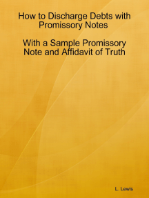 How to Discharge Debts with Promissory Notes