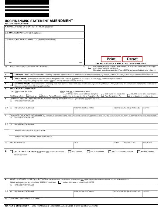 UCC-3 FILING SERVICE