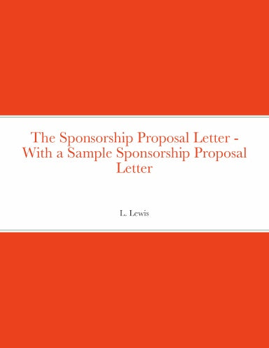 The Sponsorship Proposal Letter